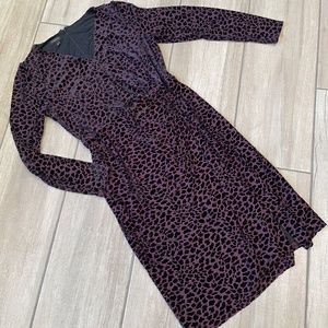 Talbots v neck dress size L